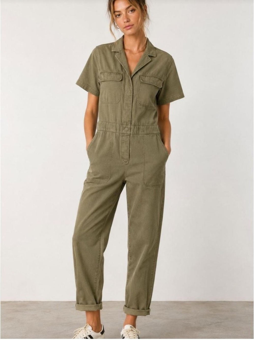 BDG Olive Green Jumpsuit